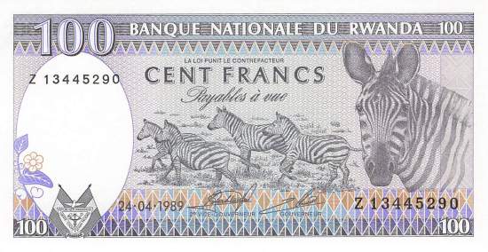 100 Francs p.19 24.04.1989